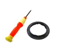 NOLOWY Anillo de montaje de lente de cámara para Nikon 18-55 mm, 18-105 mm, 55-200 mm, con herramienta de reparación, juego de destornilladores de repuesto