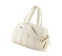 NOLOWY Bolsa de lona resistente al agua para mujer con bolsillo húmedo para viajes y gimnasio, espaciosa bolsa de hombro