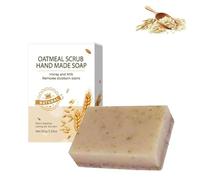 Nolvia Soap,Nolvia Natural Soaps for Better Skin,Organic Soap Bar for Face & Body,Handmade Oatmeal Soap,Sutiable for All Skin Types (1 pcs)