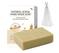 Nolvia Soap, Nolviasoap, Handmade Oatmeal Soap Face Wash Bath Soap's, Suitable for Any Skin Type (1)