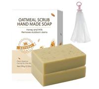 Nolvia Soap, Nolviasoap, Handmade Oatmeal Soap Face Wash Bath Soap's, Suitable for Any Skin Type (2)