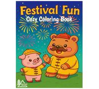 Nomad Buds: Festival Fun Coloring Book for Adults and Teens Featuring Playful Festival Friends and Cheerful Besties in Joyful Moments and Vibrant ... (Cute & Easy Coloring) (Bramble and Pip)
