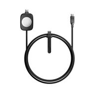 NOMAD Cable de carga USB C de 1,5 m de carburo 2 en 1, cable de carga USB C, cargador rápido de iWatch de 100 W, USB C para Apple Watch, Airpods y iPhone, cables de carga universales tipo C