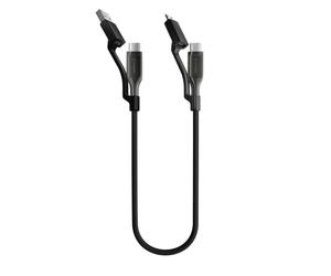 NOMAD Cable USB 4 de carburo de 1,0 m, cable USB 4 y cable Thunderbolt 3, cable USB C de ultra alta velocidad con Kevlar, cable de datos USB 4 soporta carga de 20 Gbps y 240 W