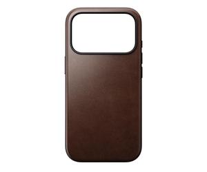 NOMAD Capa Couro Horween iPhone 17 Pro Castanho