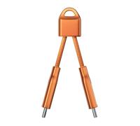 Nomad ChargeKey Cable de Carga USB-C a USB-C Stellar Orange - NM014643858