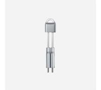 NOMAD ChargeKey Silver 240W V2 - Cargador de llavero USB C a USB C, la solución de carga definitiva para el cargador portátil moderno para iPhone, llavero USB