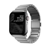 NOMAD Correa de titanio para Apple Watch Ultra, 99% puro, grado 2, pulsera de eslabones de titanio con cierre magnético, compatible con Apple Watch Ultra 1-3, Series 1-11 y SE, 49 mm, 46 mm, 45 mm, 44