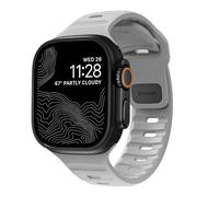NOMAD Correa Deportiva 45 Mm | Correa Gris Lunar Para Apple Watch Ultra 2, Diseñada Darle A Tu Apple Watch Un Toque Moderno Y Deportivo. Nuevas Series 10, Ultra Y Ultra 2, Series 1-9 Y Series 1-2.
