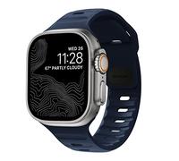 Nomad,Correa deportiva compatible con correas de Apple Watch Series 8, 7, 6, SE, Ultra y todos los modelos anteriores, correa de reloj impermeable,azul atlántico, FKM moldeado por compresión