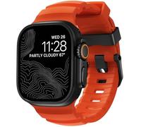 Nomad Goods Correa para Apple Watch Rocky Point Magma resistente – 46/49 mm, herrajes titanio negro