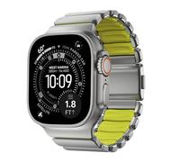 NOMAD Correa Stratos Apple Watch 49mm Plateado/Volt