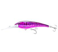 Nomad Design DTX Minnow 140 con sistema patentado de autoajuste - Acción de natación de pez cebo envejecido, BKK Viper 4X agudos 2/0 ganchos, 140 FLT 5-1/2 26 pies, Phantom