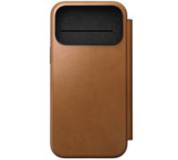 NOMAD Funda con Tapa Piel Marrón Claro iPhone 17 Pro MAX