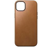 Nomad Funda de cuero moderna para iPhone 15 Plus, Marrón claro