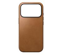 Nomad Funda de Piel Moderna Color marrón inglés Compatible con iPhone 17 Pro de Piel Compatible con Magsafe para iPhone 17 Pro