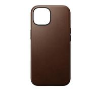NOMAD - Funda de piel moderna - iPhone 15 | Cuero marrón