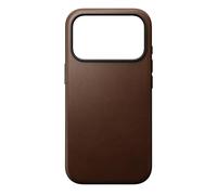 NOMAD Funda de piel moderna, tamaño Queen, piel marrón