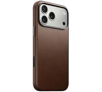 Nomad Funda de Piel Tradicional para iPhone 17 Pro MAX, de Piel auténtica, Compatible con MagSafe, Color marrón