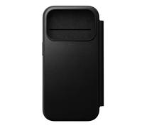 NOMAD Funda Flip Cover de Cuero iPhone 17 Pro Negra