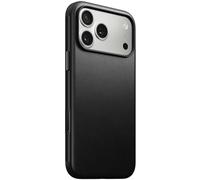 Nomad Funda Moderna de Piel Negra Compatible con iPhone 17 Pro MAX de Cuero Compatible con Magsafe para iPhone 17 Pro MAX