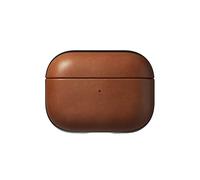 NOMAD Funda Moderna de Piel para Airpods Pro | Funda Protectora Robusta de policarbonato y Piel auténtica | Parachoques de Goma TPE | Airpods Pro 2 | English Tan
