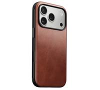 Nomad Funda para iPhone 17 Pro en Cuero Horween Antichoque, Marrón