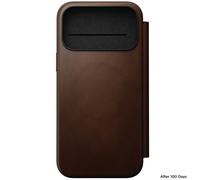 Nomad Funda Tipo Cartera/ Libro de Cuero Moderna iPhone 17 Pro Max Marrón - NM014131858