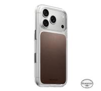 Nomad Funda Transparente de Piel Horween iPhone 18 Pro Rustic Brown - NM017774858