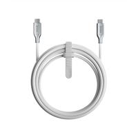 NOMAD Kevlar Cable de carga USB-C a USB-C con 3 metros de longitud, color blanco