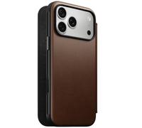 Nomad Modern Camino Funda Folio de Piel iPhone 18 Pro Max Marrón - NM009025858