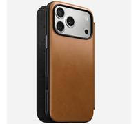 Nomad Funda Tipo Cartera/ Libro de Cuero Moderna iPhone 17 Pro Max English Tan - NM014124858