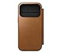 Nomad modern leather folio iphone 17 pro black horween
