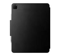 NOMAD Modern Leather Folio Plus | para iPad Pro y Air | Robusta funda de piel auténtica con marco de fibra de vidrio | apto para iPad Pro 12.9 (6th Gen) y Air 13 M2 (2024) | Negro