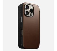 Nomad Modern Leather Folio iPhone 16 Pro Brown - NM01679585