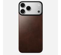 NOMAD Parte trasera magnética de piel Horween para iPhone 18 Pro Max, color | Magsafe - Funda de piel magnética para iPhone 18 Pro Max, compatible con MagSafe, diseño ultrafino