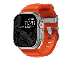 Nomad Rocky Point Band Apple Watch 42mm / 44mm / 45mm / 49mm Magma Connector Natural - NM014872858