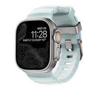 Nomad Rocky Point Band Apple Watch Ultra 46mm / 49mm Icy Blue Glow Connector Black - NM014445858