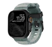Nomad Rocky Point Correa para Apple Watch (Ultra) 42mm / 44mm / 45mm / 46mm / 49mm Sierra Stone Connector Negro - NM009865858
