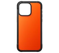 Nomad Rugged Case | para iPhone 15 Pro MAX | Carcasa de policarbonato con Parachoques de TPU | Parte Trasera Pet Mate | Compatible con MagSafe | Ultra Naranja