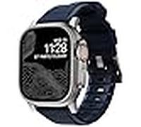 Nomad Rugged Strap Atlantic Blue Connector Silver 42/44/45/49mm