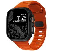 NOMAD Correa Deportiva 45 Mm | Correa Naranja Para Apple Watch Ultra 1-3, Diseñada Para Darle A Tu Apple Watch Un Y Atlético. Compatible Con Las Nuevas Series 11, Ultra 1-3, Series 1-10 Y Series 2.