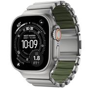 NOMAD Stratos Band I - Correa para Apple Watch 42/44/45/46/49 mm, diseño híbrido, Eine Grösse, Plástico