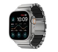 Nomad Stratos Correa de Titanio para Apple Watch 44mm / 45mm / 46mm / 49mm Natural/Negro - NM014421858