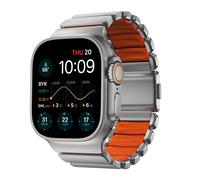 Nomad Stratos Correa de Titanio para Apple Watch 44mm / 45mm / 46mm / 49mm Natural/ Ultra Naranja - NM011123858
