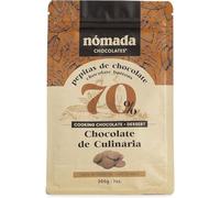 Nómada - Pepitas de Chocolate Culinario 70% Cacao Puro - Sabor Intenso y Profundo - Ideal para Cocina Gourmet - Hecho en Portugal