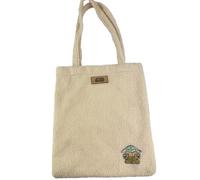 Nomadict Tote Bag Star Wars Grogu - Bolso de mano para la escuela, las compras, el trabajo, 41 cm x 36 cm - Licencia oficial Star Wars, beige, Contemporáneo