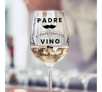 Nomart Copa de Vino Día del Padre, Copa de Vino con Mensaje Gracioso, Regalo para Papá, Copas Divertidas y Originales, Regalo Padre, Copa Día del Padre