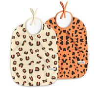 Nombear Baberos Bebe Impermeables - Baberos Impermeables para Bebés de 6 a 12 Meses, Babete Impermeável Bebe, Babero para Comida de Bebé, Delantal para Bebé, Paquete de 2