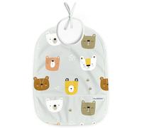 Nombear Baberos Bebe Impermeables - Baberos Impermeables para Bebés de 6 a 12 Meses, Babete Impermeável Bebe, Babero para Comida de Bebé, Delantal para Bebé, Paquete de 1